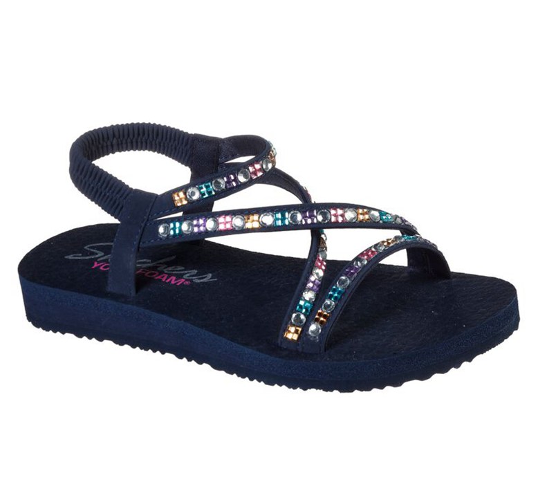 Skechers Dam Marinblå Sandaler - Meditation - Sparkle Chick - Sverige (VWCEX-9037)